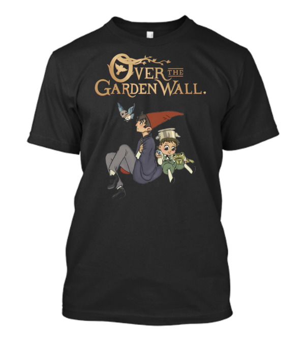 Wirt And Greg Over The Garden Wall Characters With Frog And Bluebird T-Shirt