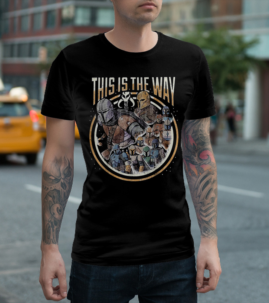 Boba Fett This Is the Way Star Wars Mandalorian Warriors T-Shirt