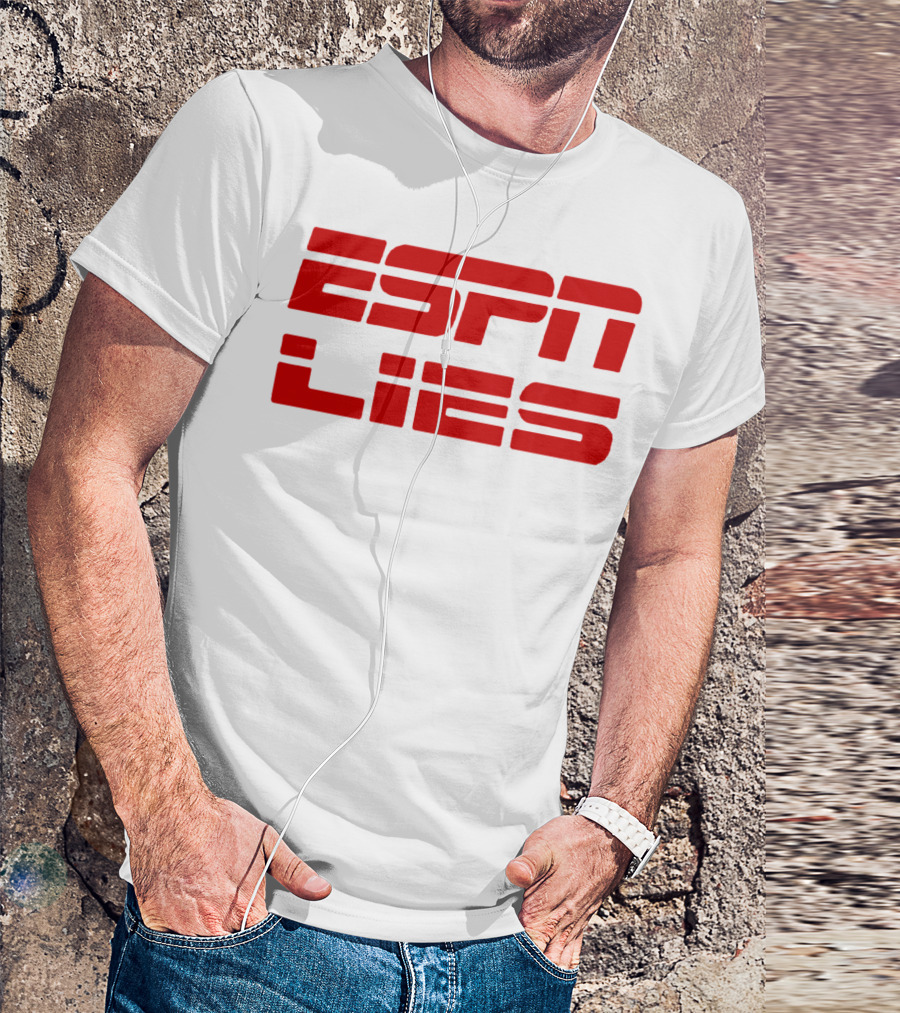 ESPN Lies Red T-Shirt