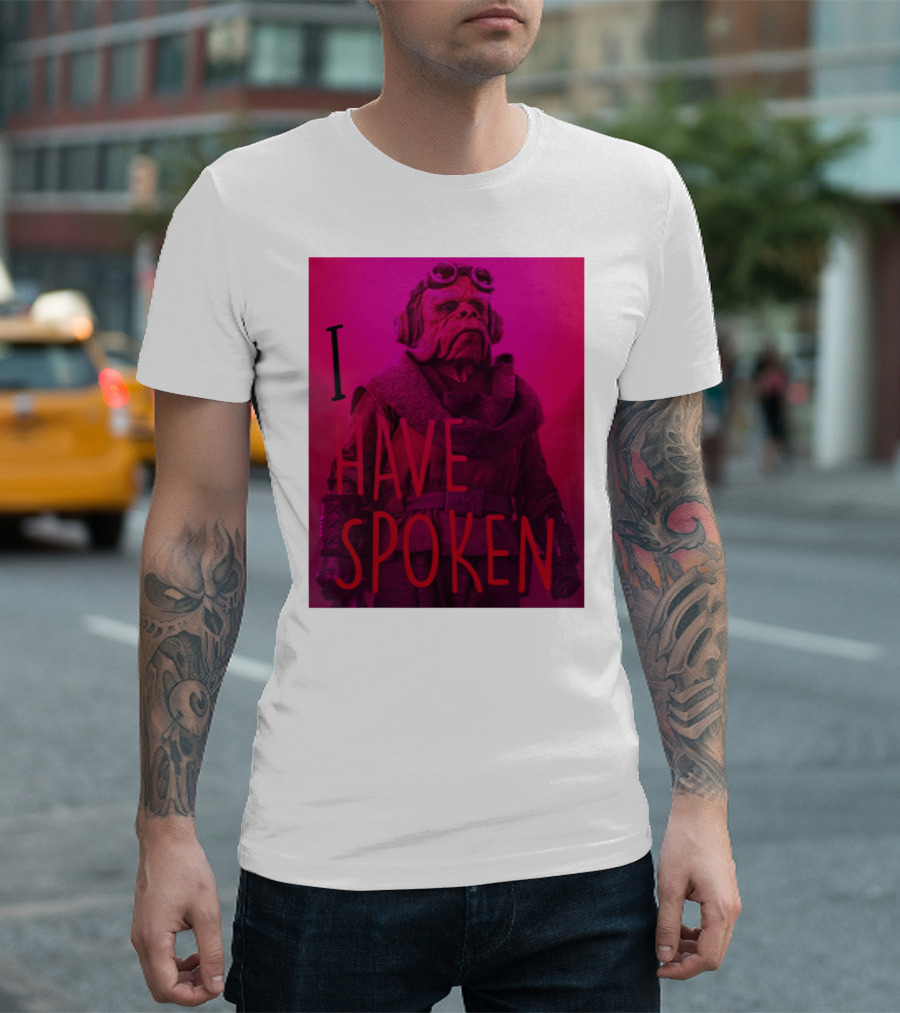 The Mandalorian Kuiil Portrait I Have Spoken T-Shirt
