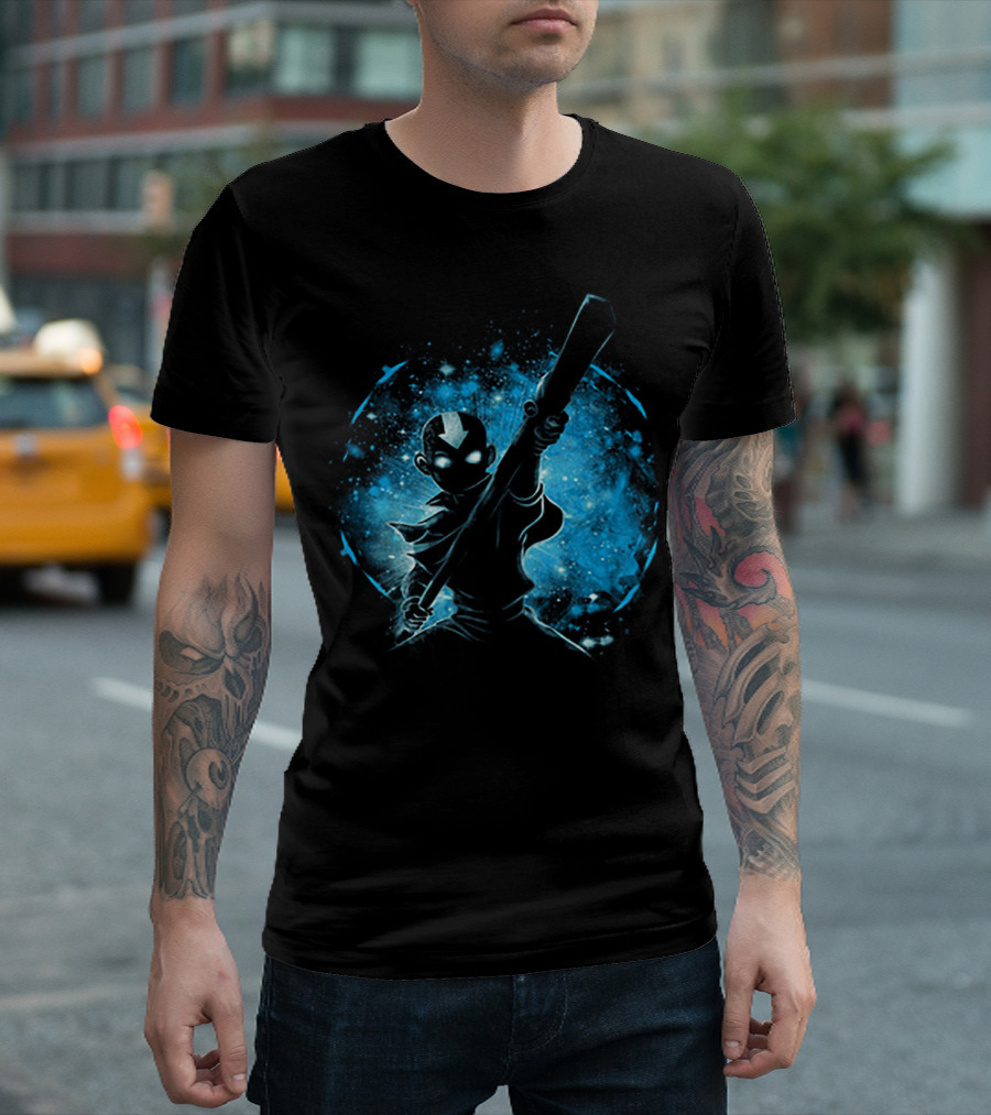 Aang Avatar Space Galaxy Adventure T-Shirt