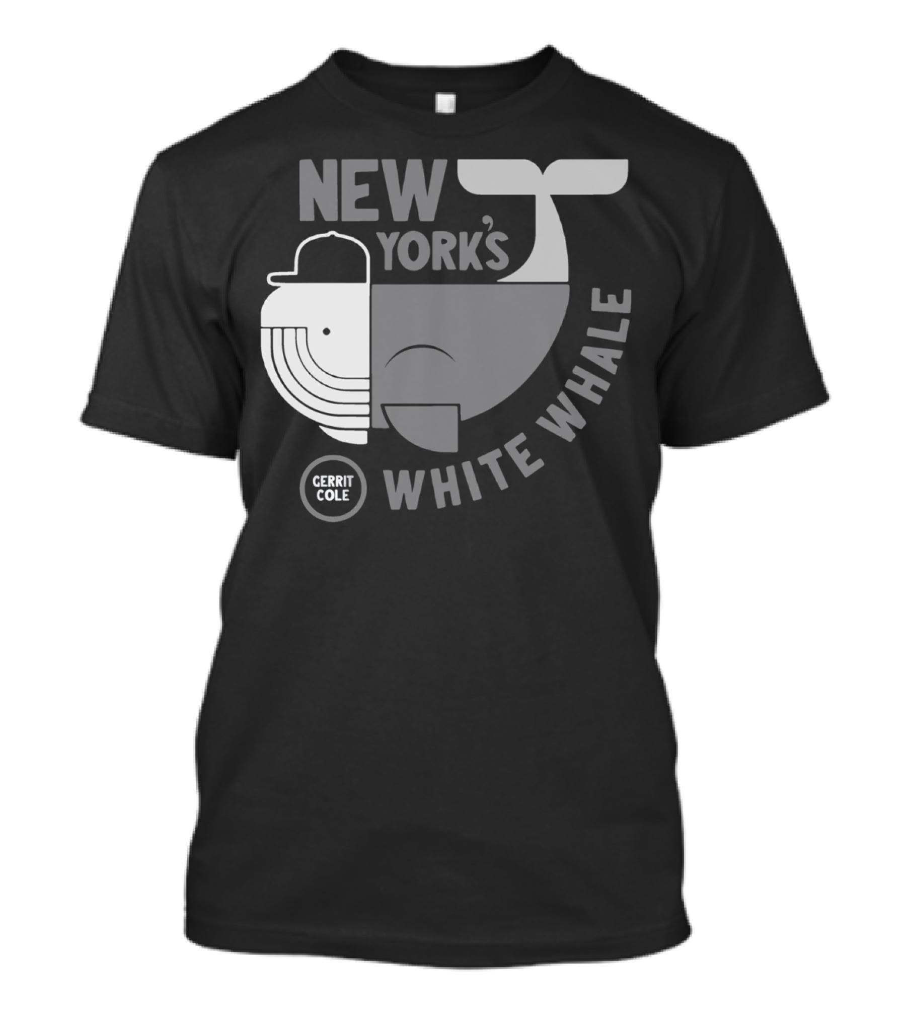 New York's Gerrit Cole White Whale Baseball T-Shirt