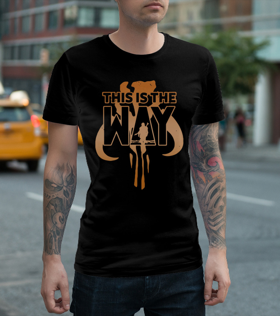 This is the Way Mandalorian Mythosaur Skull T-Shirt