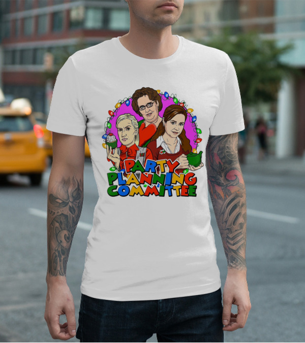 The Office Party Planning Committee Christmas Lights T-Shirt