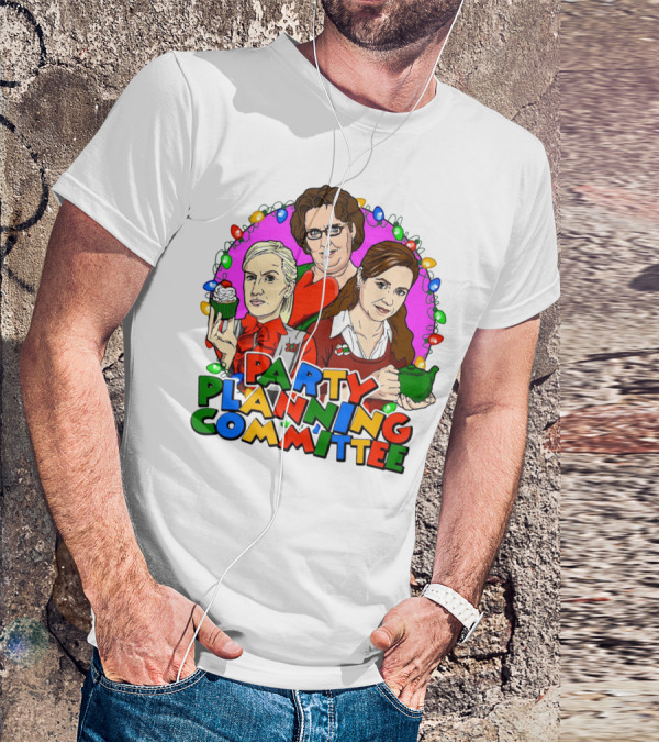 The Office Party Planning Committee Christmas Lights T-Shirt