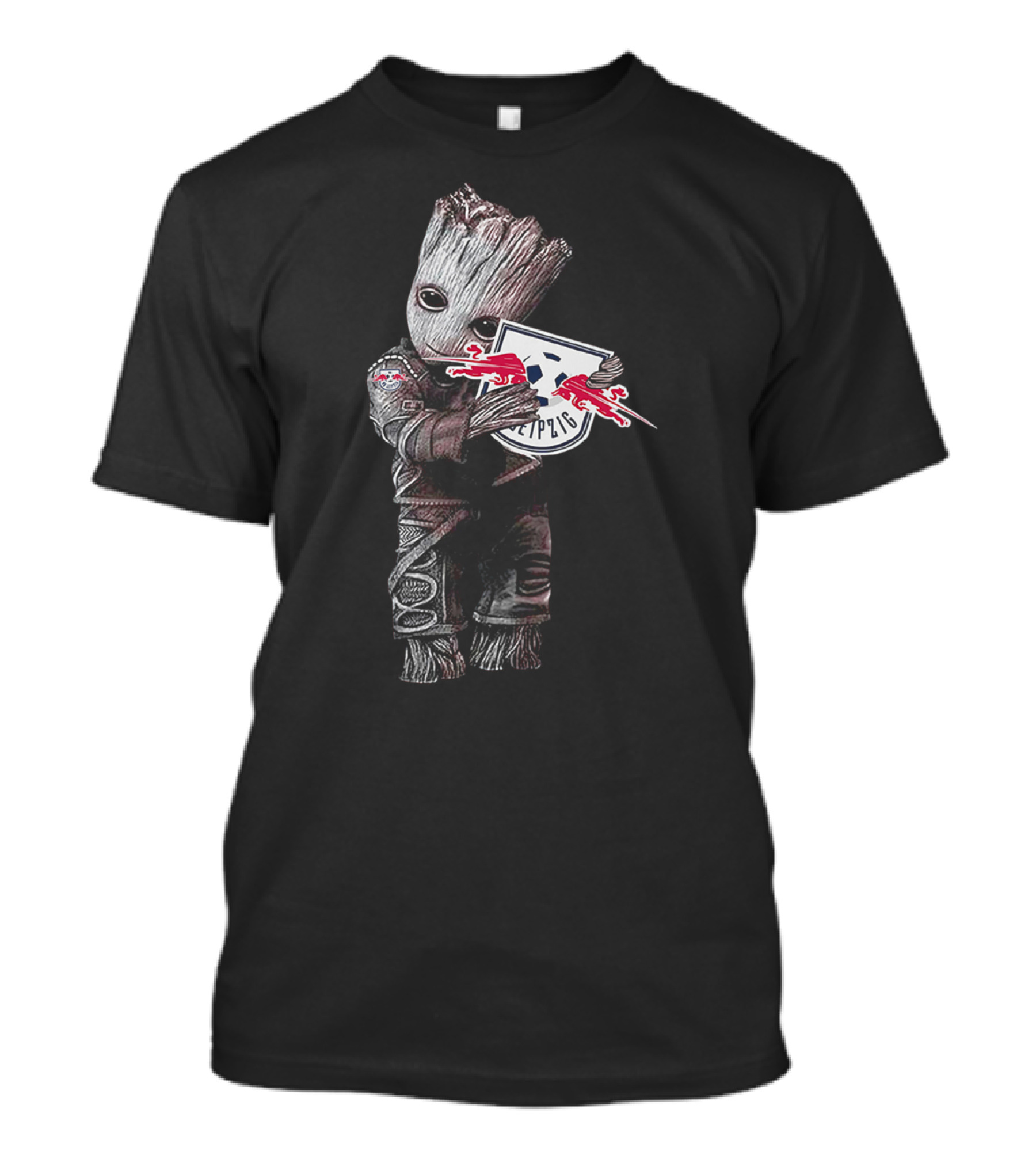 Baby Groot Embracing RB Leipzig T-Shirt
