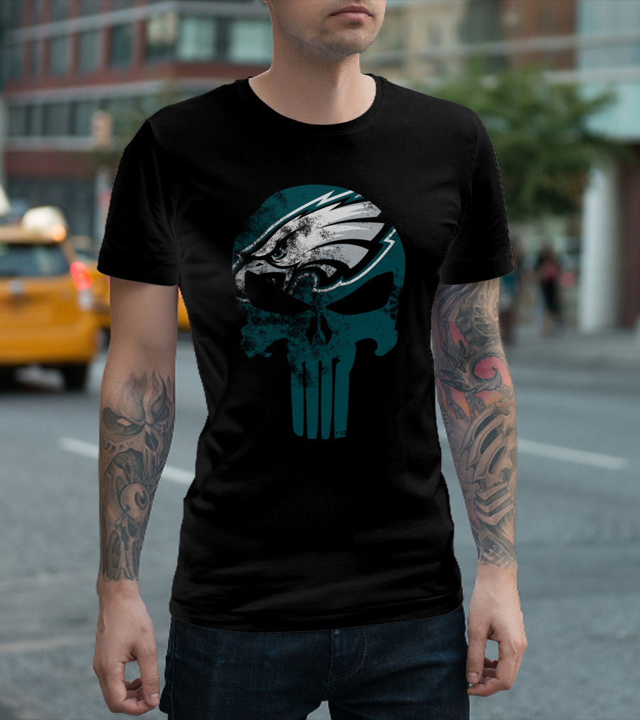 Eagles Skull Punisher T-Shirt