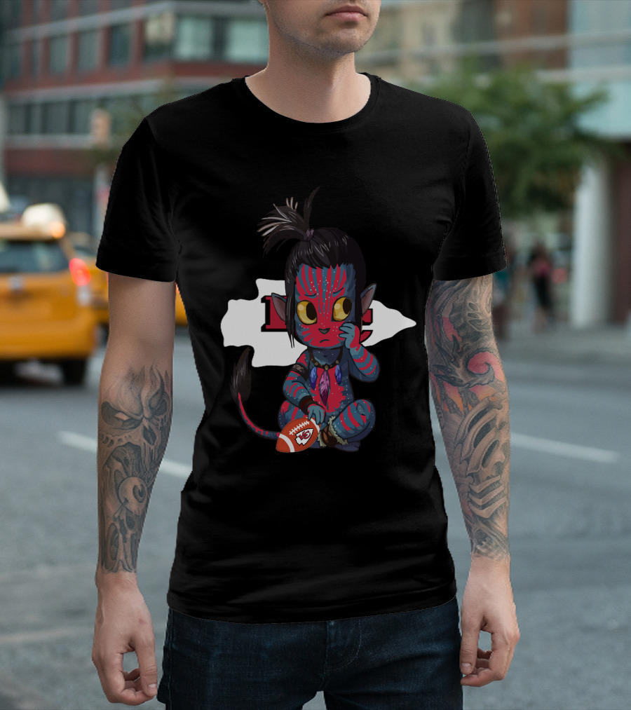 AVATAR CHIEFS Kansas City Football Logo Hybrid T-Shirt
