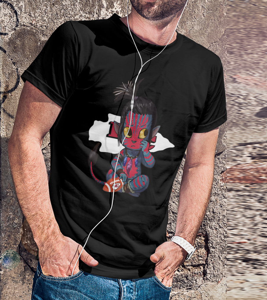 AVATAR CHIEFS Kansas City Football Logo Hybrid T-Shirt