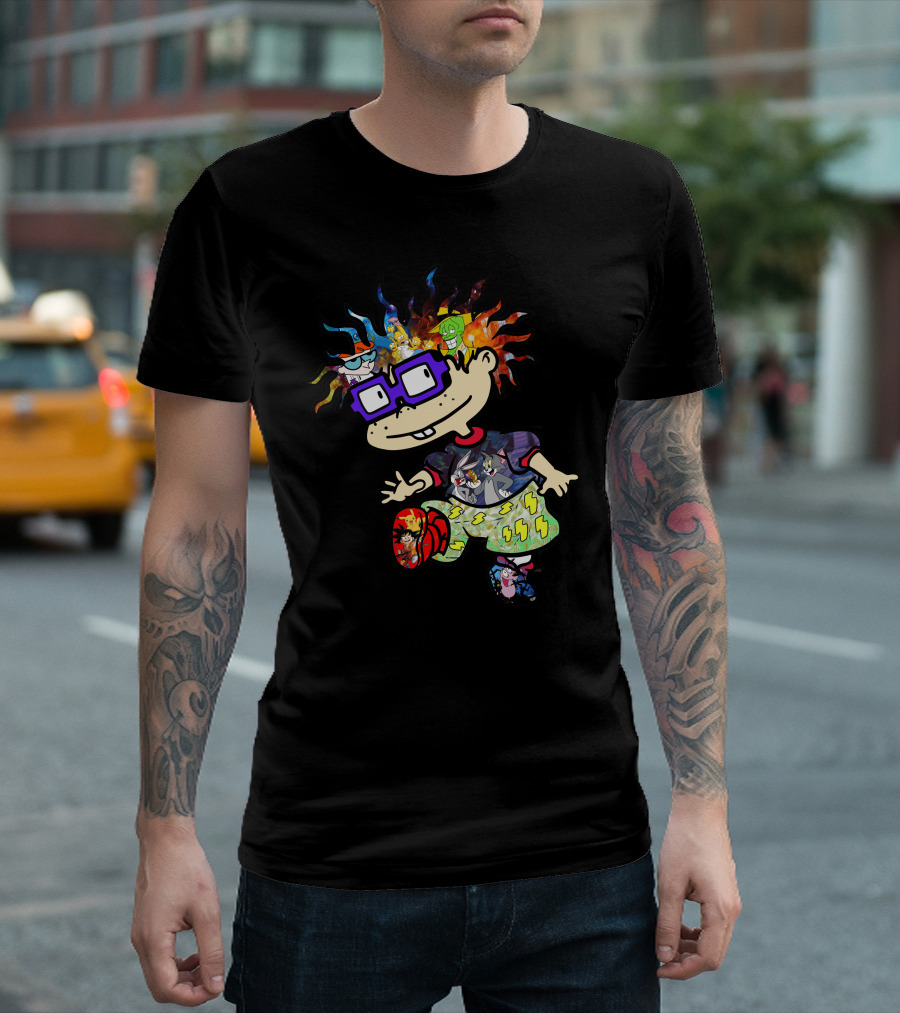 Rugrats Chuckie Galaxy Characters Fusion T-Shirt