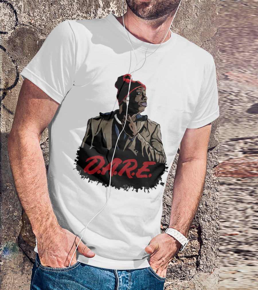 D.A.R.E Iconic Style Streetwear Beanie And Jacket T-Shirt