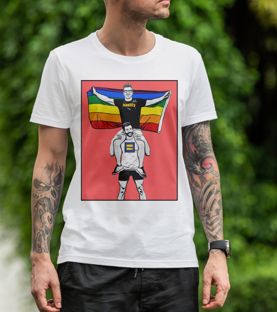 Equality Pride Flag Human Rights Campaign T-Shirt