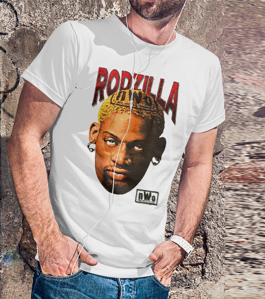 Dennis Rodman Rodzilla NWo Wrestling Legend The Worm T-Shirt
