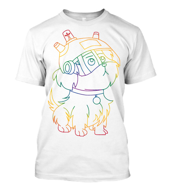 Rainbow Snowball Rick And Morty Pupper AI Helmet T-Shirt