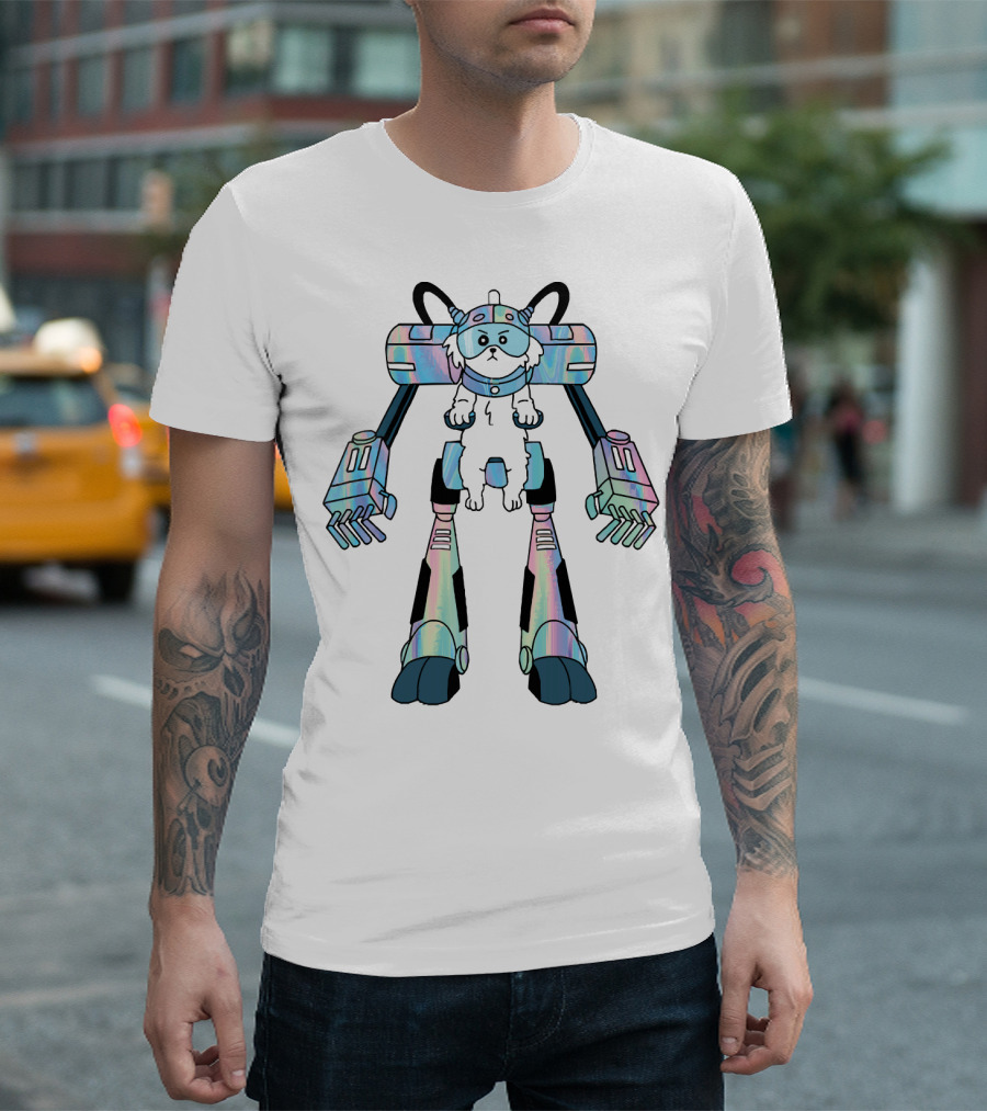 Rick and Morty Cybernetic Dog Mech Snuffles T-Shirt