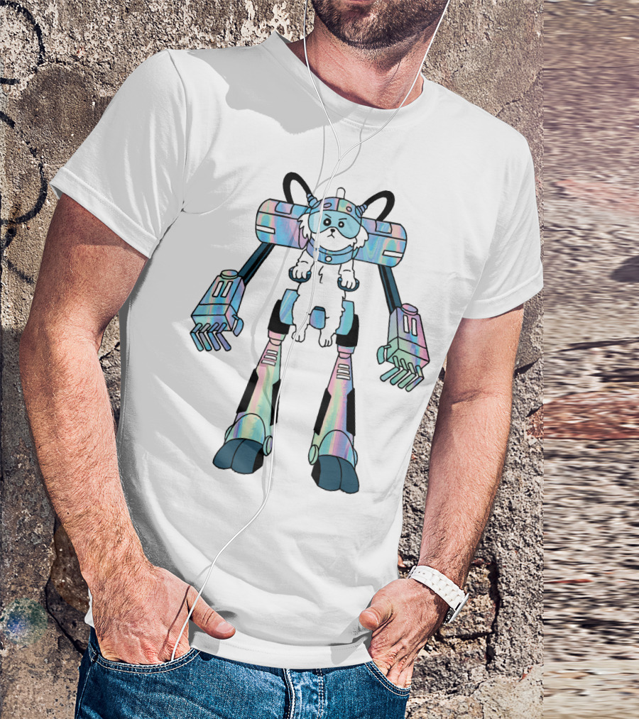 Rick And Morty Cybernetic Dog Mech Snuffles T-Shirt
