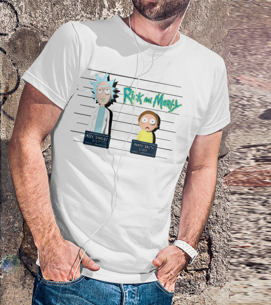 Rick And Morty Galactic Federation Prisoners C-137 Mugshot T-Shirt