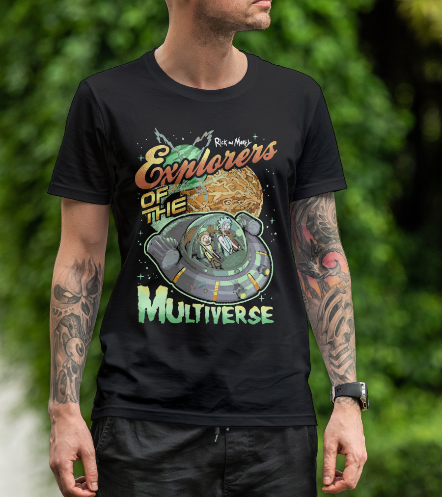 Rick And Morty Explorers Of The Multiverse T-Shirt