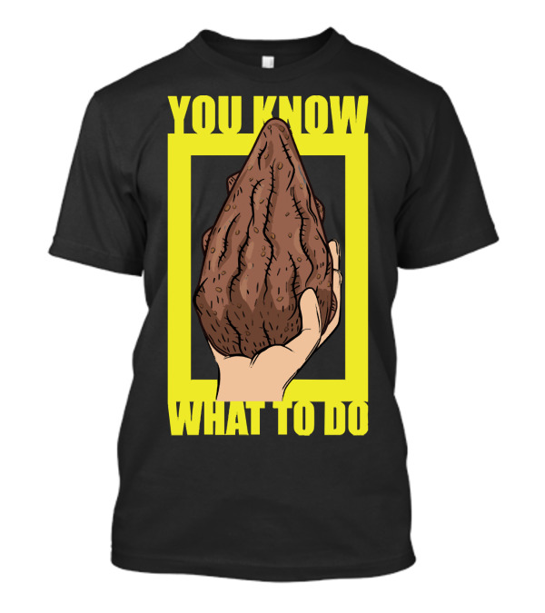 Morty Mega Seeds You Know What To Do Hand Holding Brown Seed T-Shirt