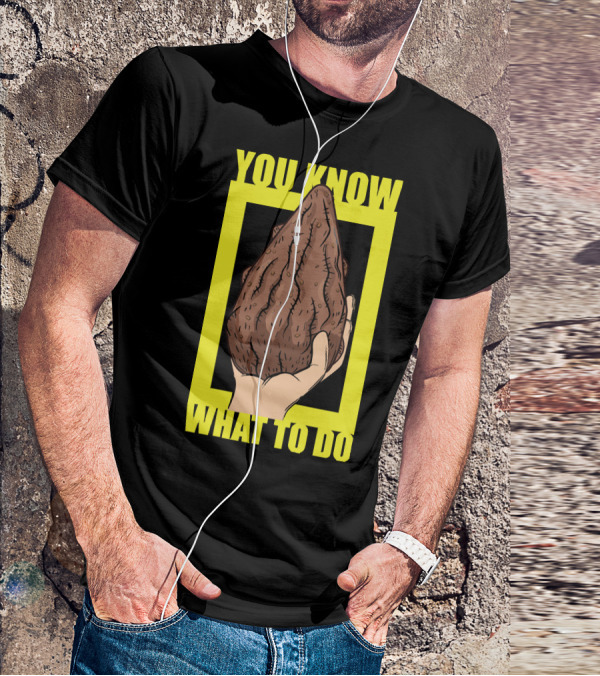 Morty Mega Seeds You Know What To Do Hand Holding Brown Seed T-Shirt