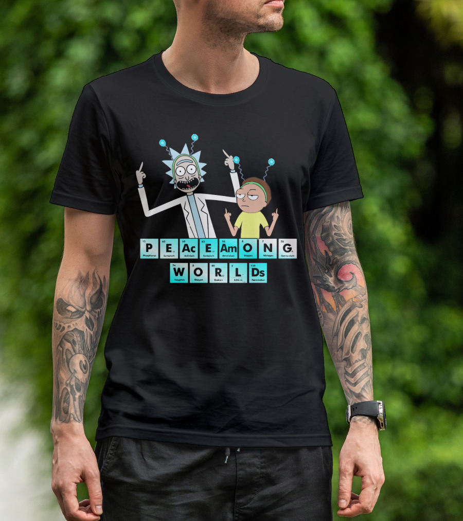 Peace Among Worlds Periodic Table Rick And Morty T-Shirt