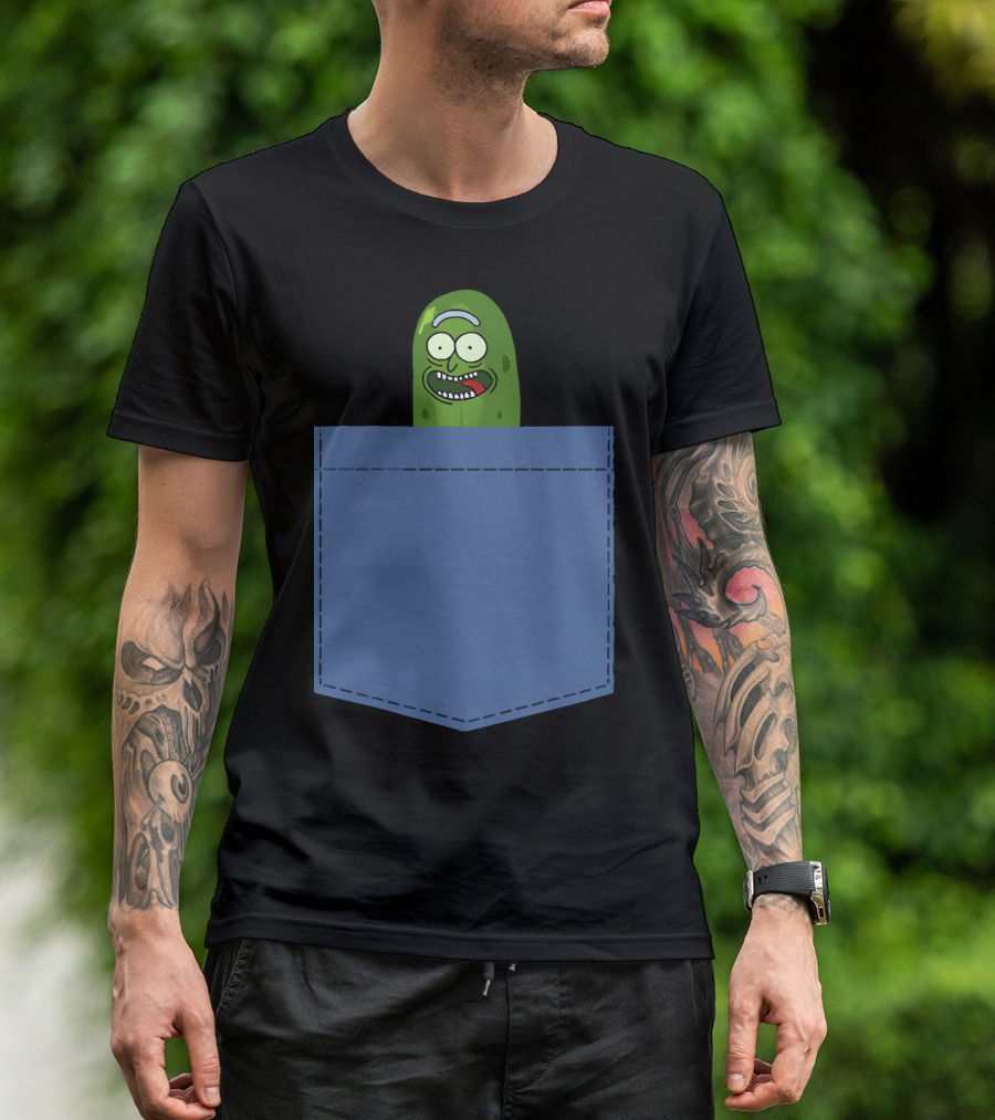 Pickle Rick Pocket Adventure T-Shirt