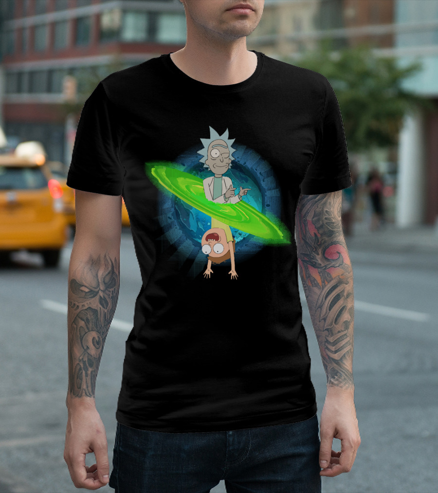 Rick Morty Portal Adventure T-Shirt
