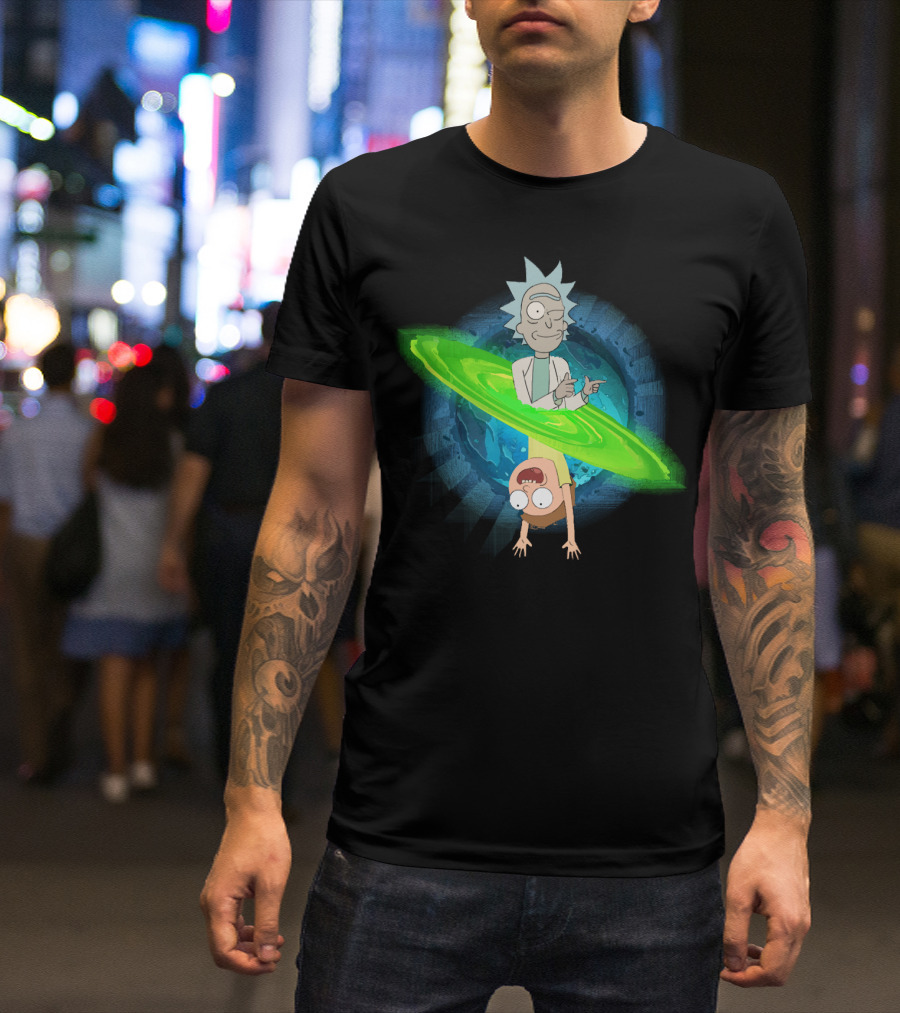 Rick Morty Portal Adventure T-Shirt