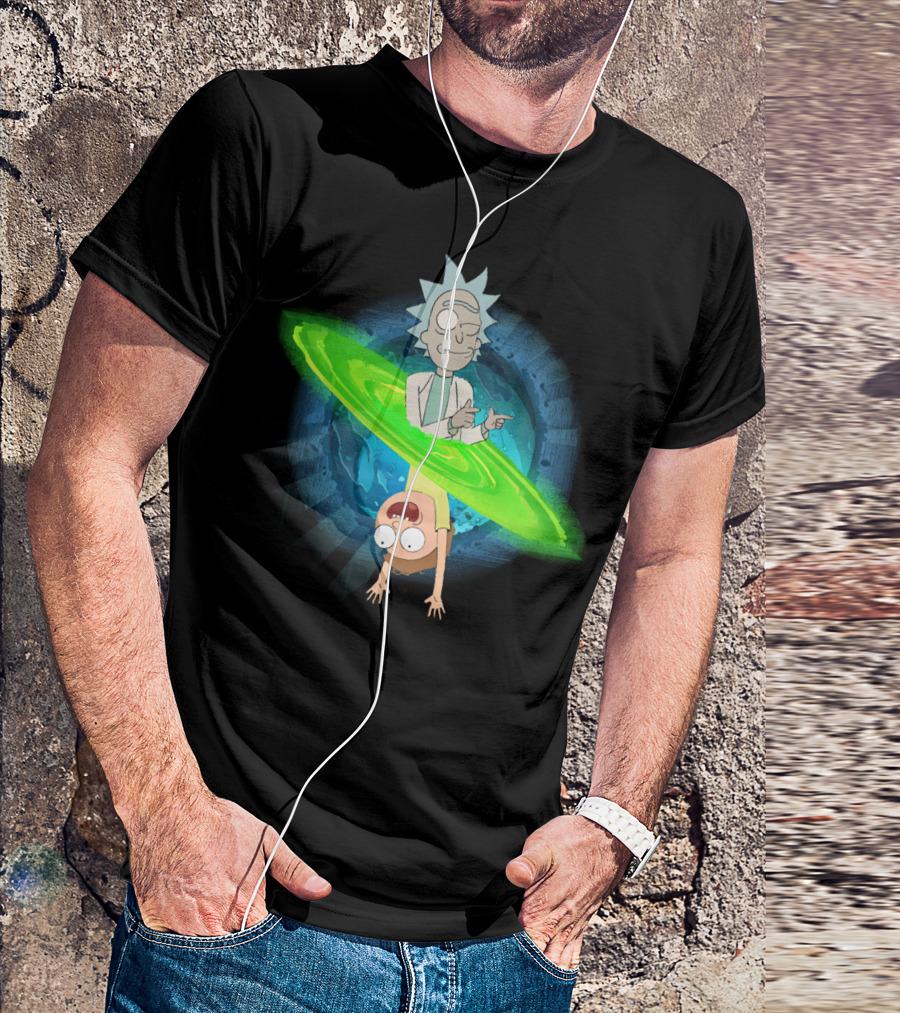 Rick Morty Portal Adventure T-Shirt