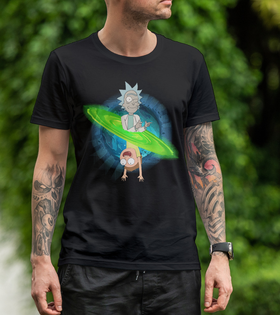Rick Morty Portal Adventure T-Shirt