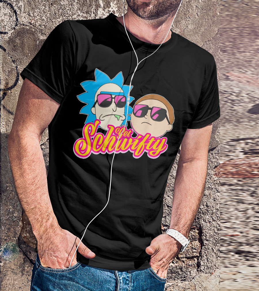Rick And Morty Get Schwifty Sunglasses Edition T-Shirt