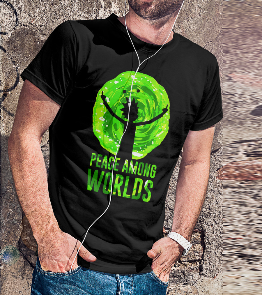 Rick And Morty Peace Among Worlds Portal T-Shirt