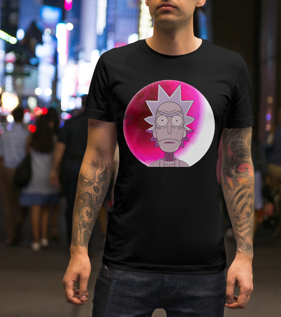 Samurai Rick Anime Crossover Style Expression T-Shirt