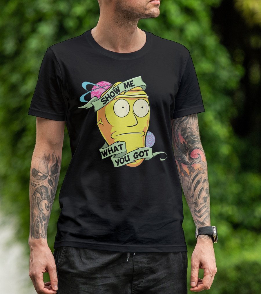 Show Me What You Got Head With Planets T-Shirt