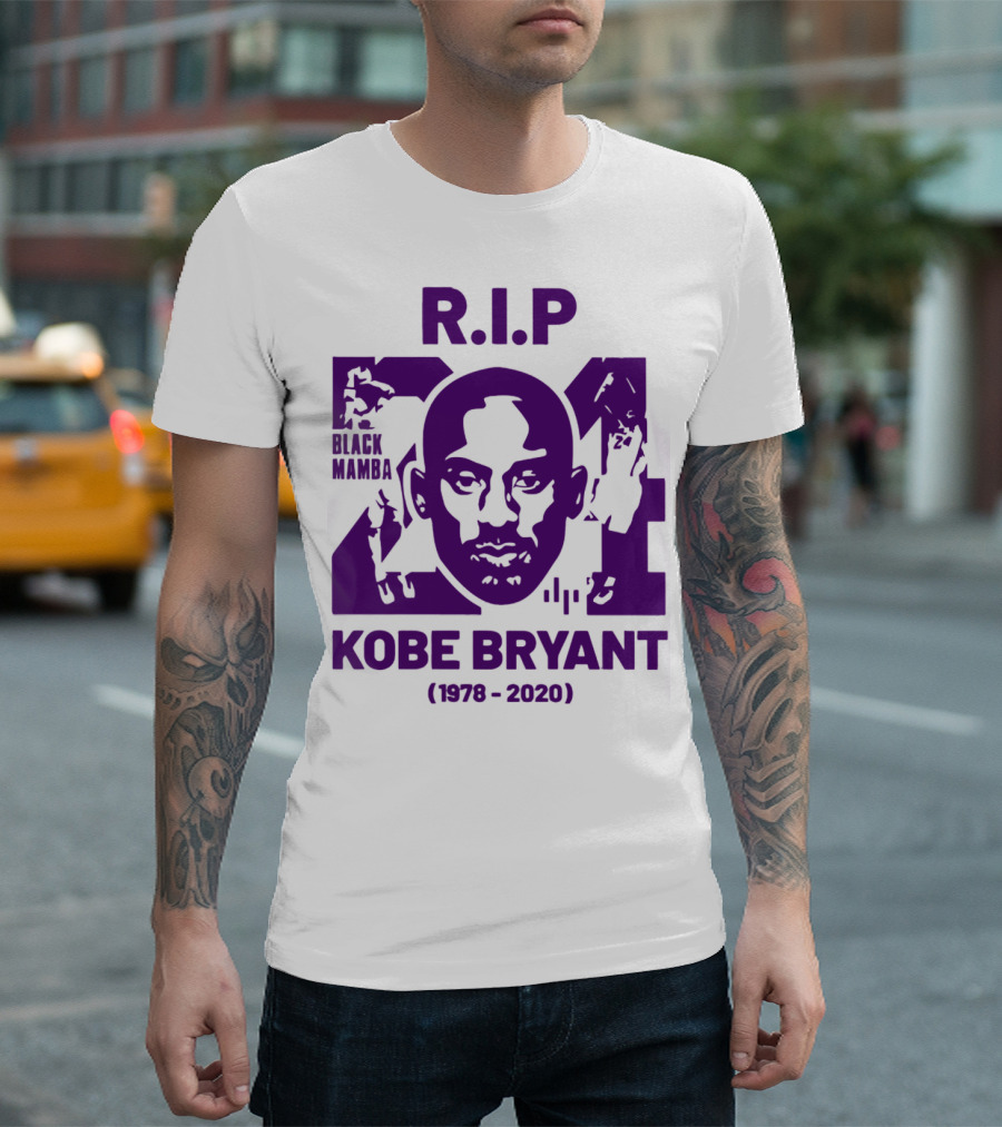 R.I.P Kobe Bryant Black Mamba 1978-2020 T-Shirt