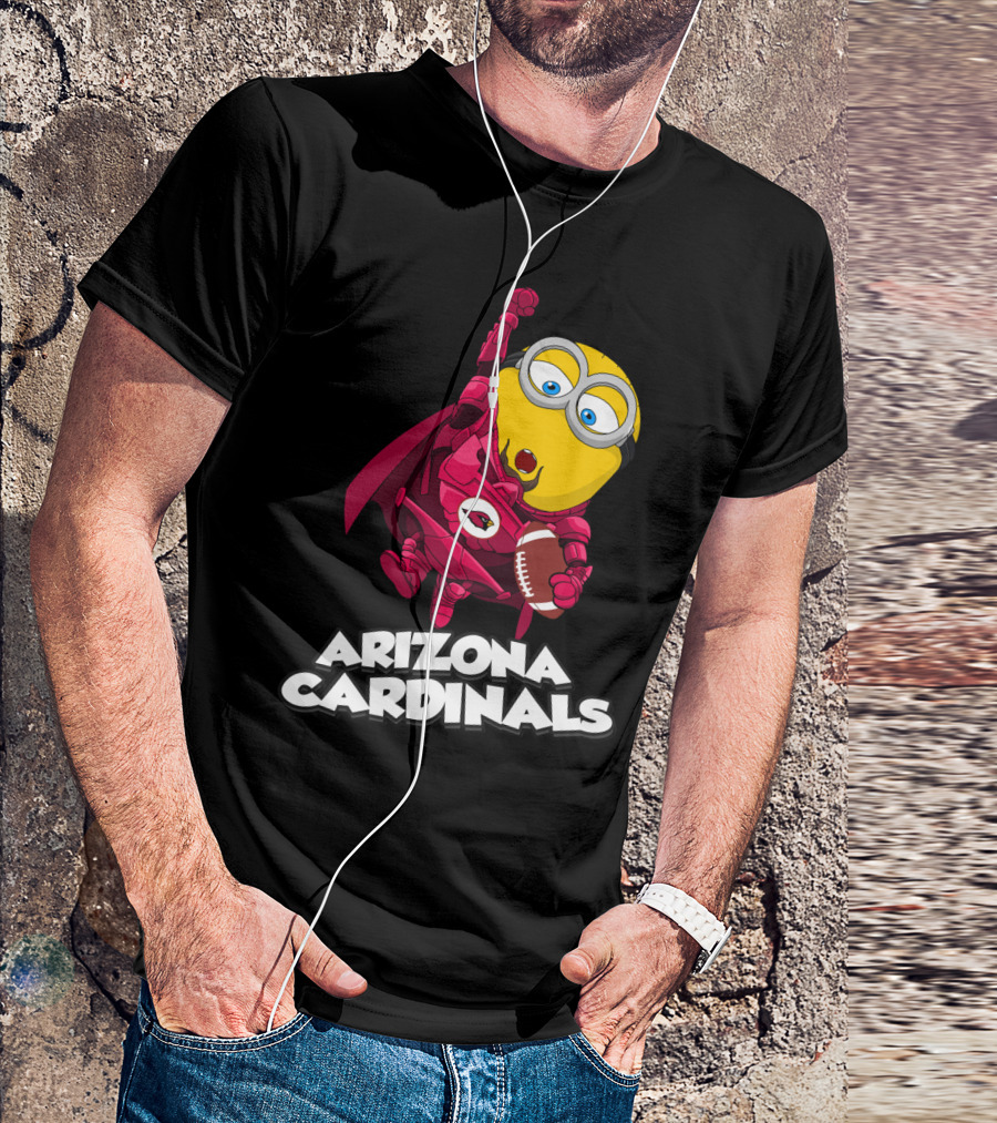 Arizona Cardinals Minion Football Hero T-Shirt