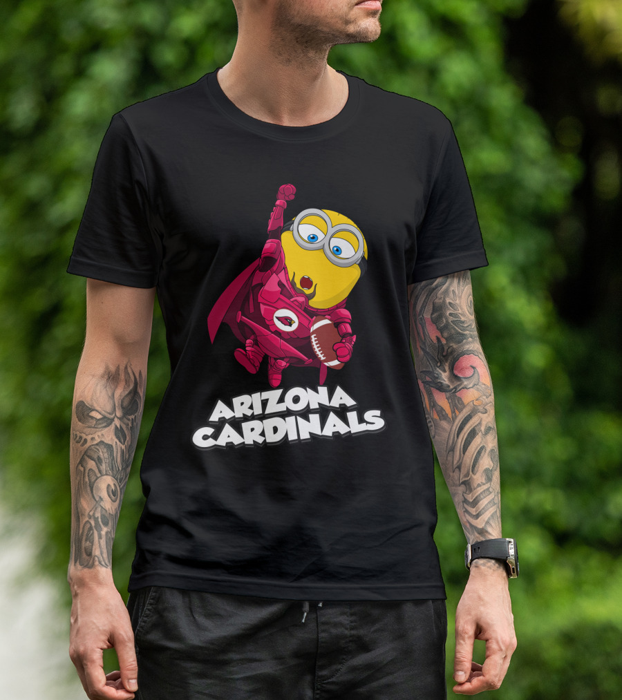 Arizona Cardinals Minion Football Hero T-Shirt