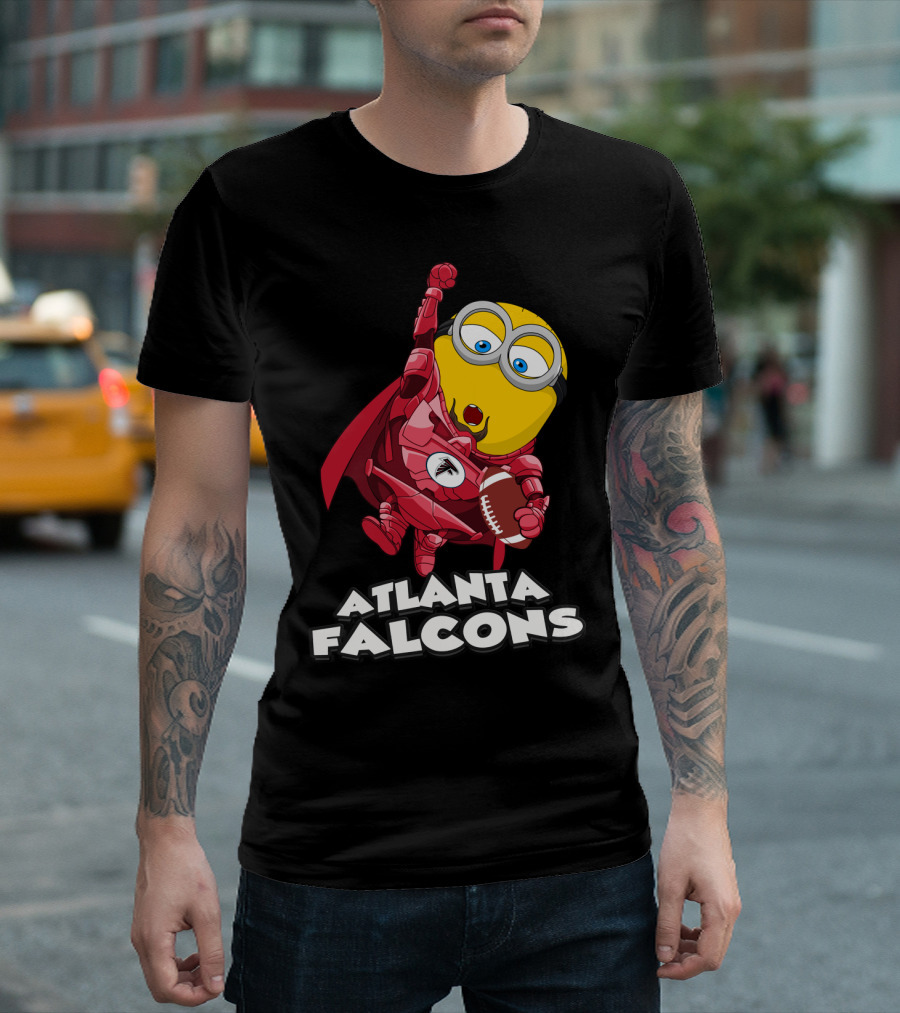 Atlanta Falcons Minion Football T-Shirt