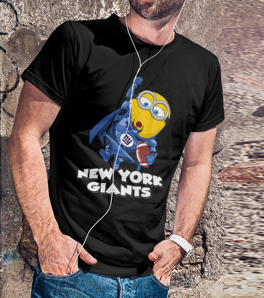 New York Giants Minion Football Superhero T-Shirt