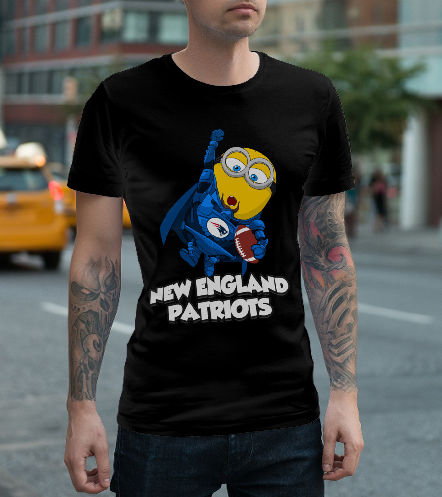 New England Patriots Minion Football Fan Celebration T-Shirt