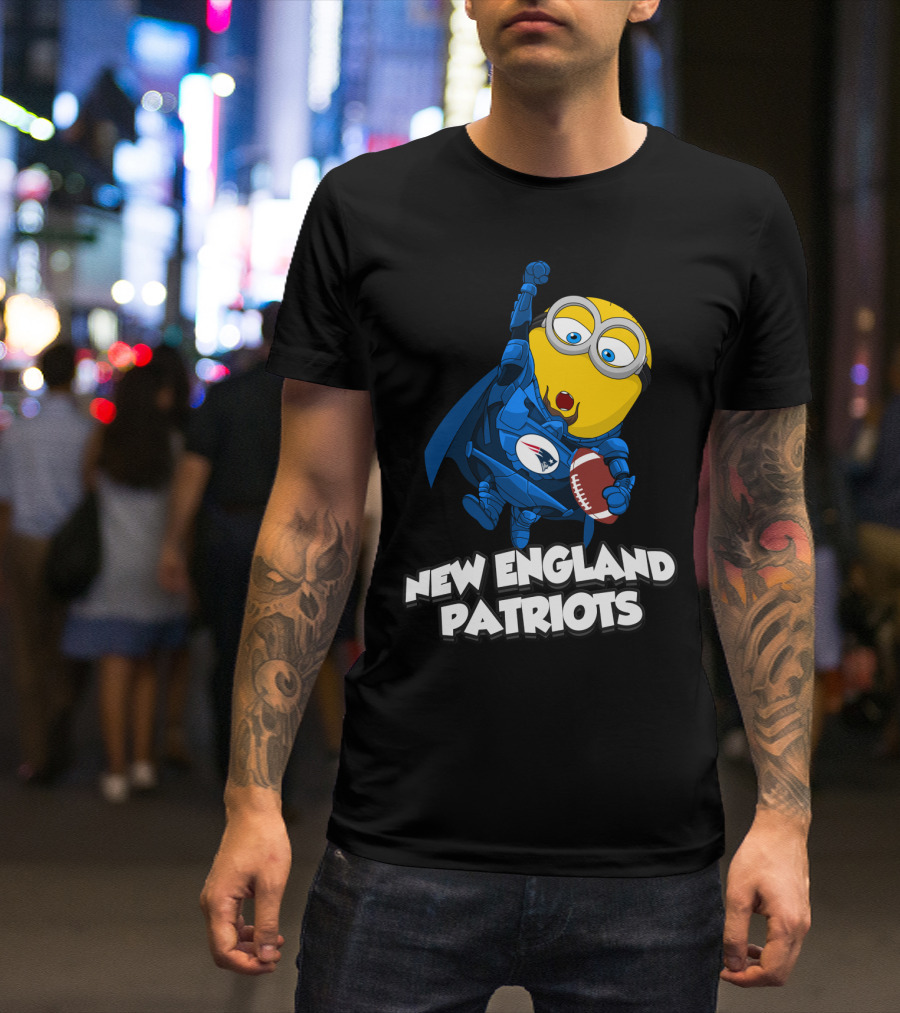 New England Patriots Minion Football Fan Celebration T-Shirt