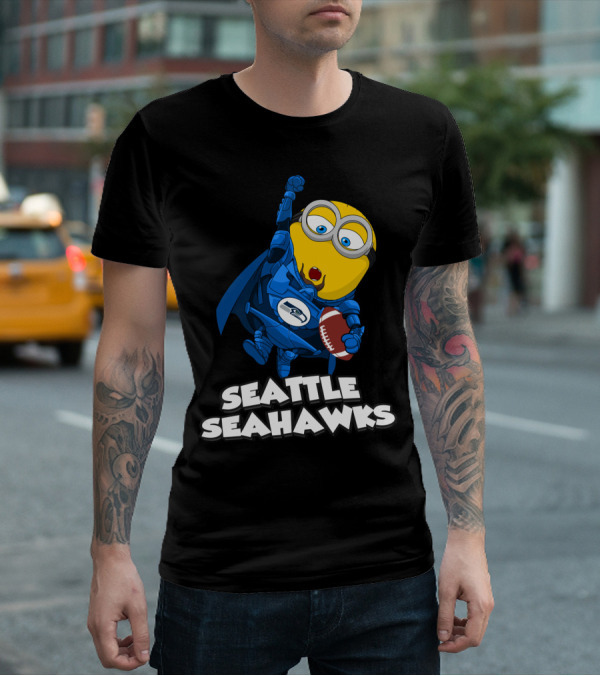 Seattle Seahawks Minion Football Fan T-Shirt