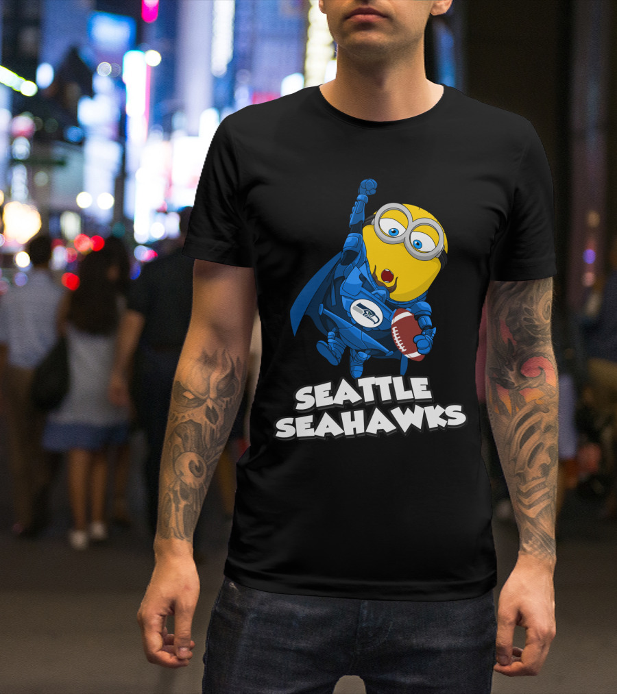 Seattle Seahawks Minion Football Fan T-Shirt