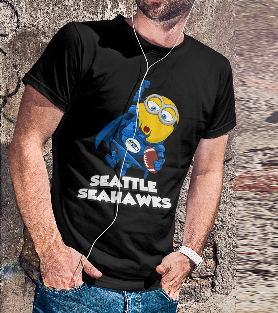 Seattle Seahawks Minion Football Fan T-Shirt