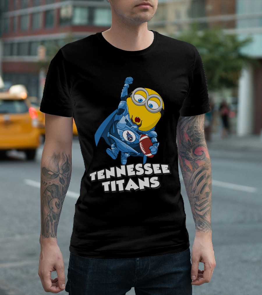 Tennessee Titans Minion Football Fan Burst T-Shirt