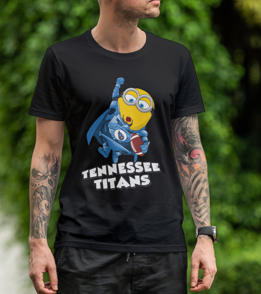 Tennessee Titans Minion Football Fan Burst T-Shirt