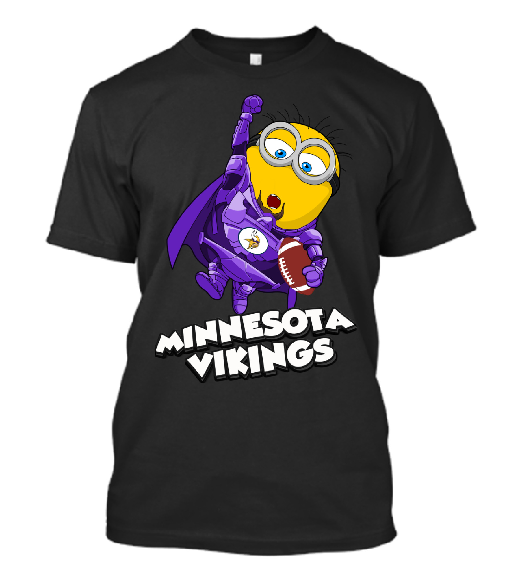 Minnesota Vikings Minion Crossover T-Shirt