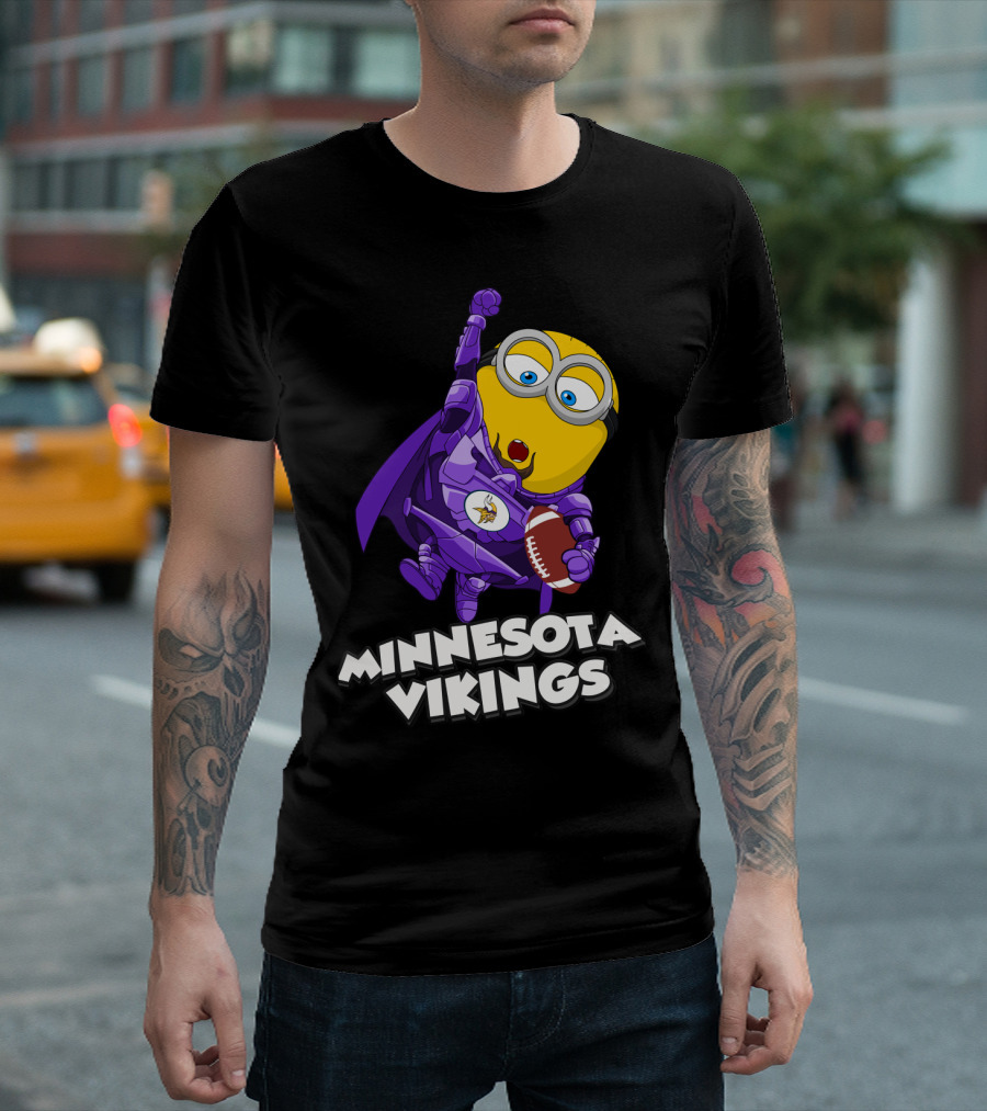MINNESOTA VIKINGS MINION CROSSOVER T-Shirt