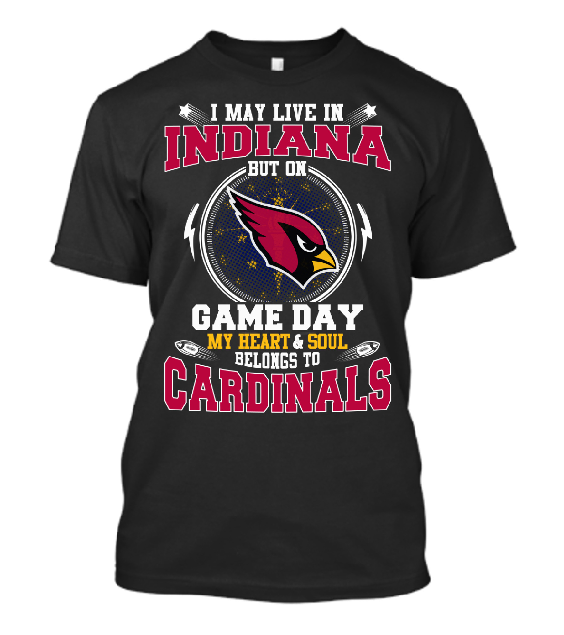 Indiana Heart & Soul Cardinals Game Day T-Shirt