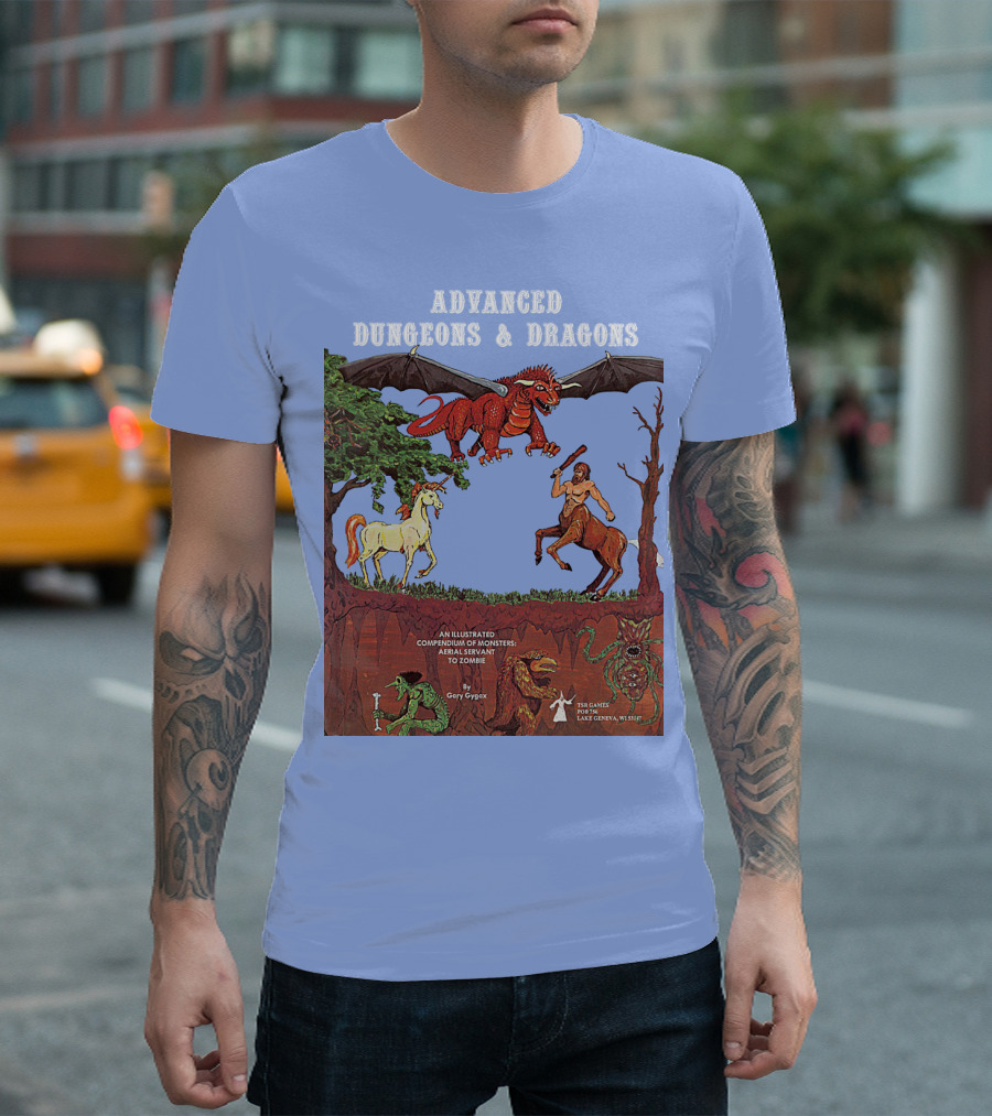 ADVANCED DUNGEONS and DRAGONS AN ILLUSTRATED COMPENDIUM OF MONSTERS T-Shirt